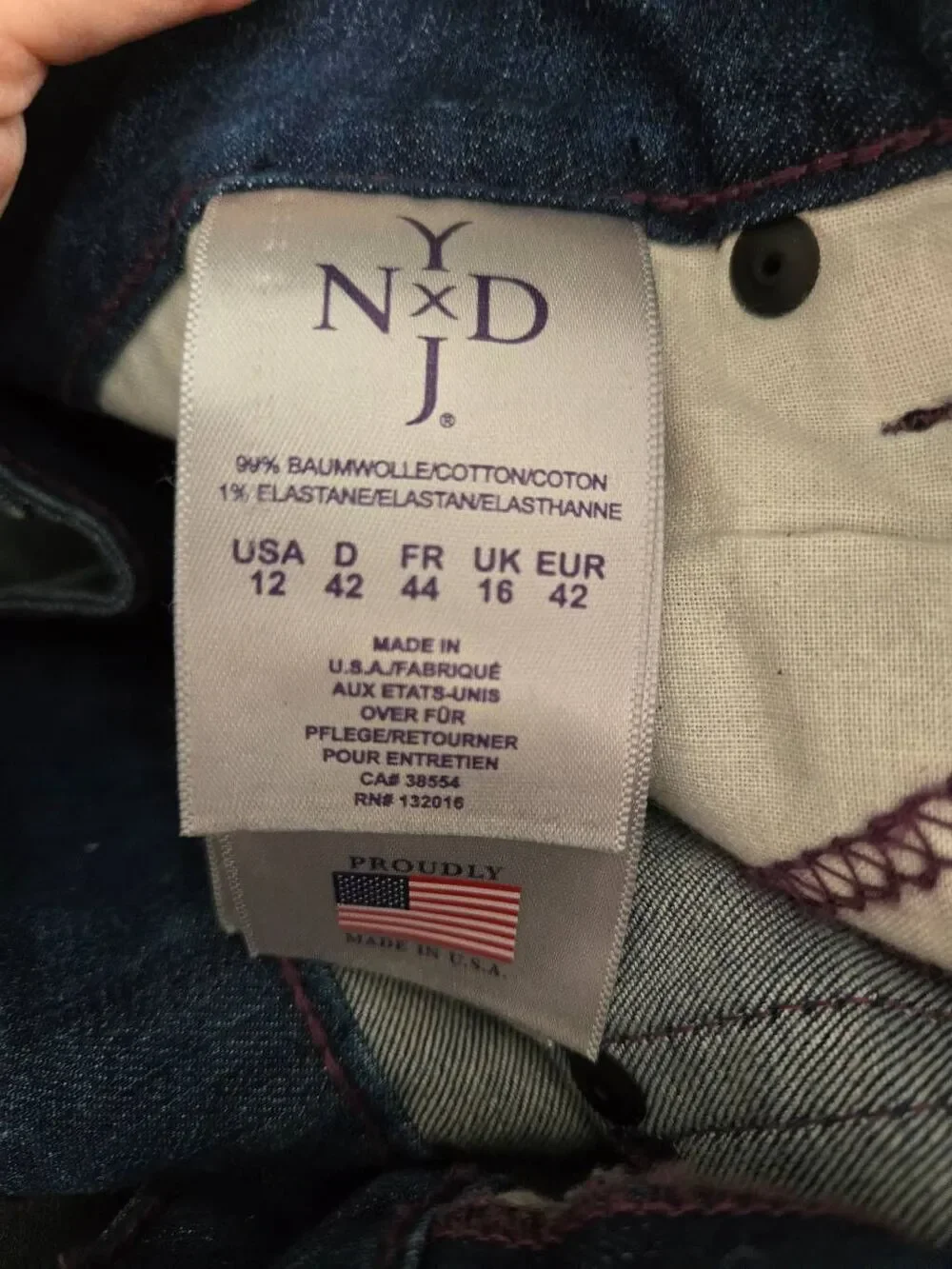 Not Your Daughter's Jeans Size 12 Straight Floral Dark Wash Pretty Feminine
